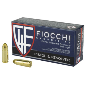 Fiocchi Range Dynamics 9mm Luger 115 Grain FMJ - 50 Round Box
