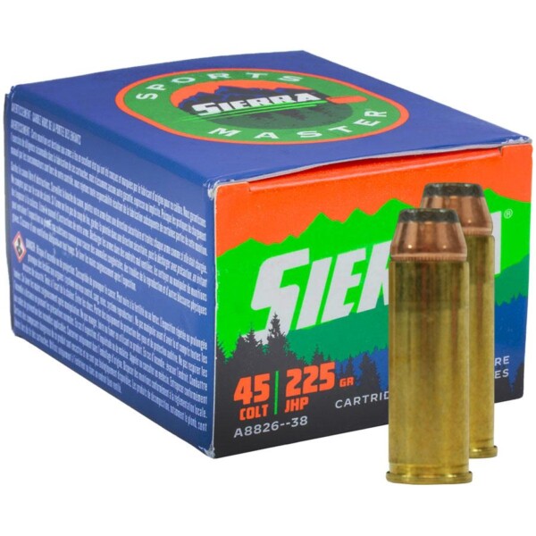 Sierra Sports Master .45 Colt 225 Grain JHP - 20 Round Box
