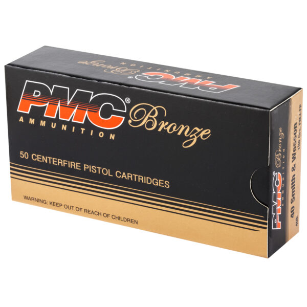 PMC Bronze .40 S&W 180 Grain FMJ - 50 Round Box - Image 3