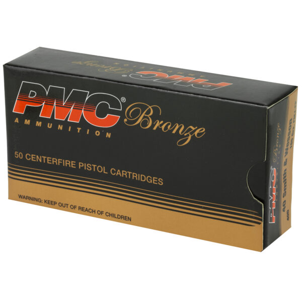 PMC Bronze .40 S&W 165 Grain FMJ - 50 Round Box - Image 3