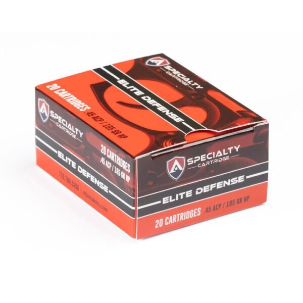 Atlanta Arms Elite .45 ACP 185 Grain JHP - 20 Round Box