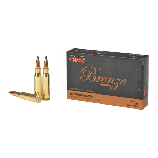 PMC Bronze .308 Winchester 150 Grain PSP - 20 Round Box