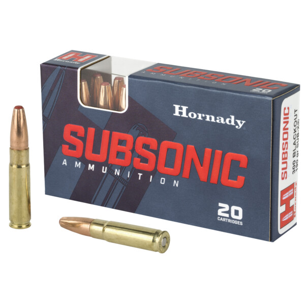 Hornady Subsonic .300 Blackout 190 Grain Sub-X - 20 Round Box - Image 2