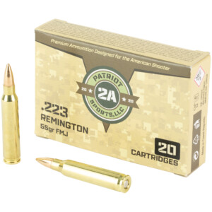 Patriot Sports .223 Remington 55 Grain FMJ - 20 Round Box