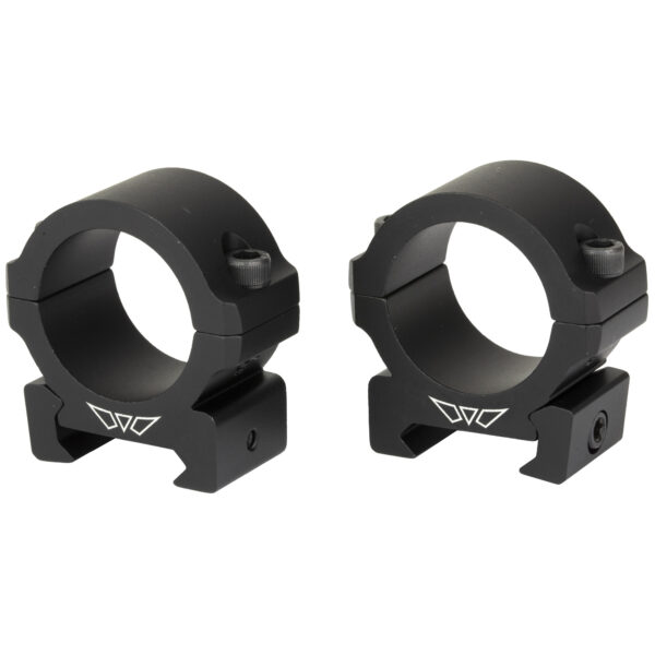 Warne Vapor 2-Piece Horizontal Scope Rings - 30mm - Low - Matte Black - Image 3