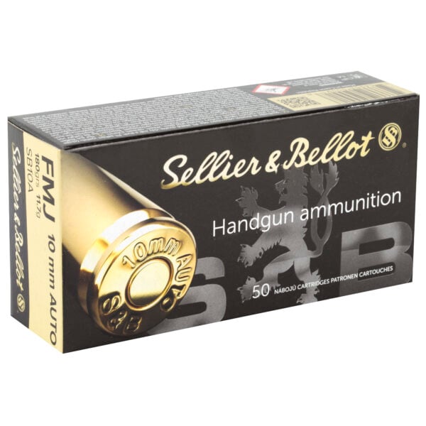 Sellier & Bellot 10mm Auto 180 Grain FMJ - 1000 Round Case