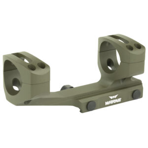 Warne Gen 2 Extended Skeletonized Scope Mount - 30mm - AR-15 - OD Green