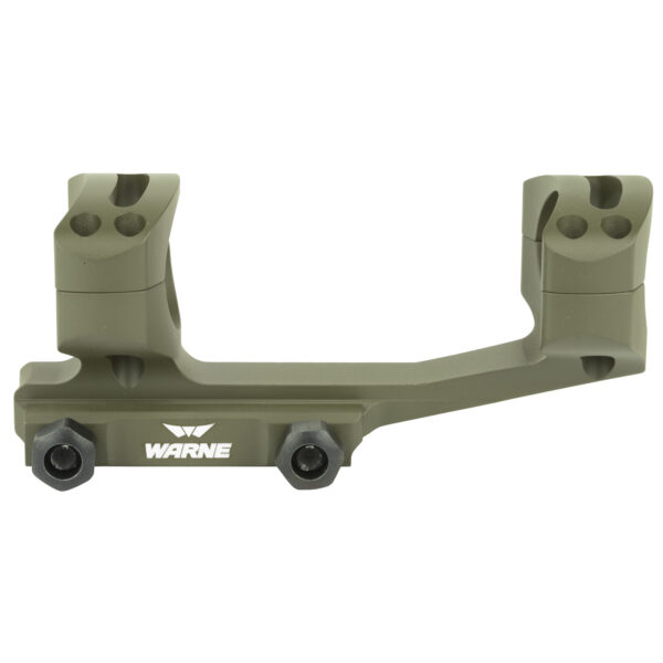 Warne Gen 2 Extended Skeletonized Scope Mount - 30mm - AR-15 - OD Green - Image 3
