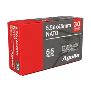 Aguila 5.56 NATO 55 Grain FMJ - 30 Round Box