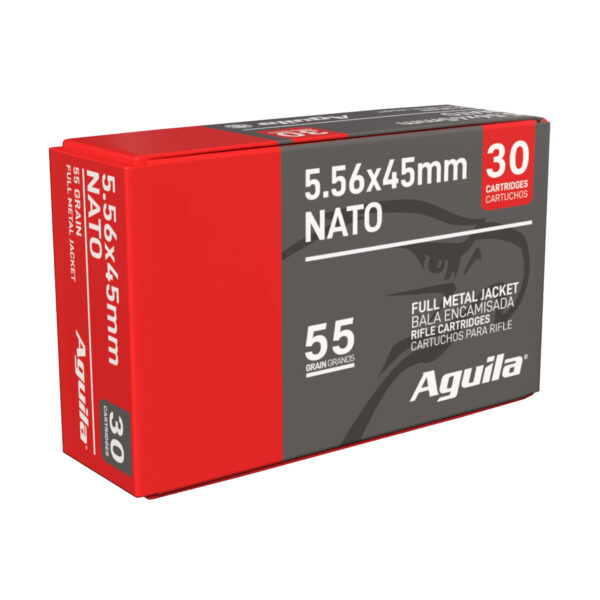 Aguila 5.56 NATO 55 Grain FMJ - 30 Round Box