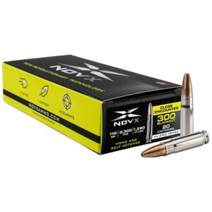 NovX Pentagon .300 Blackout 125 Grain Polymer Tip - 20 Round Box