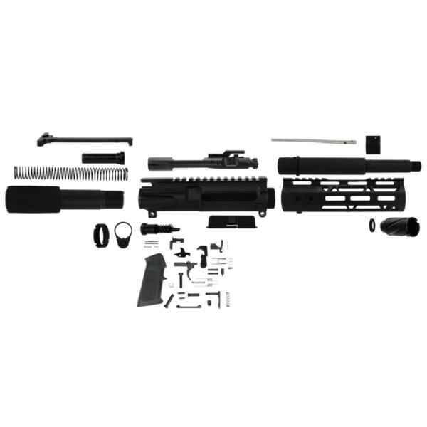 Tacfire AR-15 Pistol Kit - 5.56 NATO - 7.5" Barrel - Black