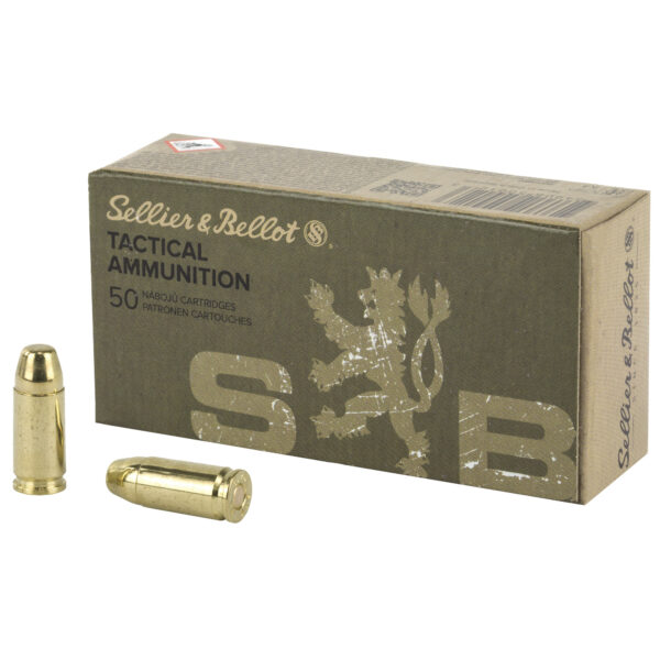 Sellier & Bellot 9mm Luger 140 Grain FMJ Subsonic - 50 Round Box