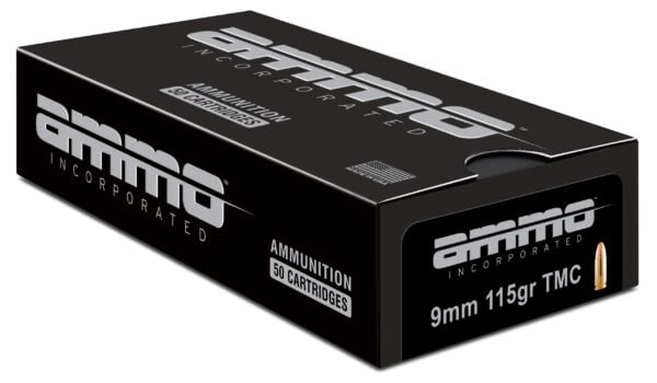 Ammo Inc. Signature 9mm Luger 115 Grain TMC - 50 Round Box