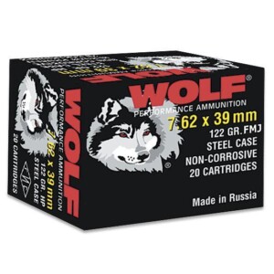 Wolf Polyformance 7.62x39mm 123 Grain FMJ - 20 Round Box