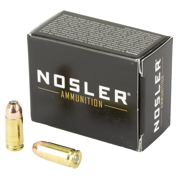 Nosler Match Grade 9mm Luger 147 Grain JHP - 20 Round Box
