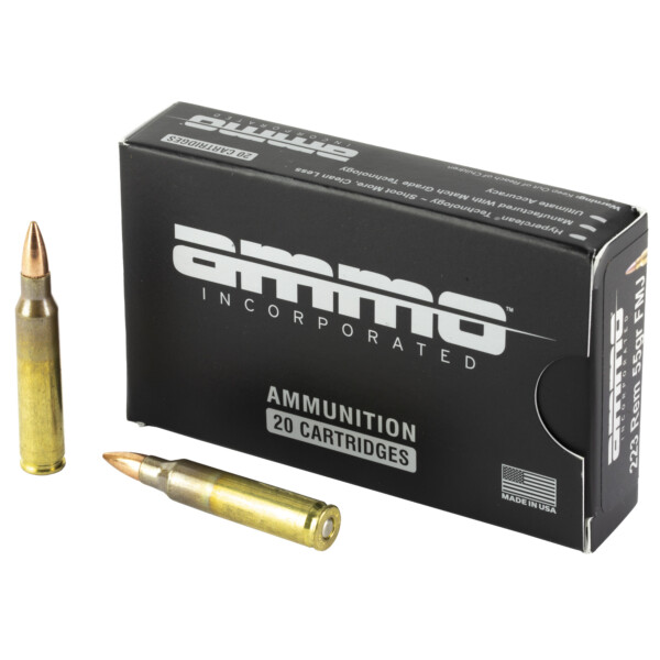 Ammo Inc. Signature M193 5.56 NATO 55 Grain FMJ - 20 Round Box