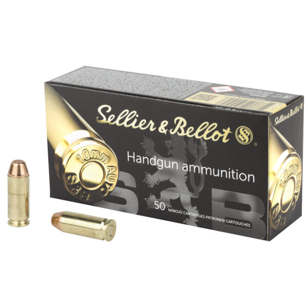 Sellier & Bellot 10mm Auto 180 Grain FMJ - 50 Round Box