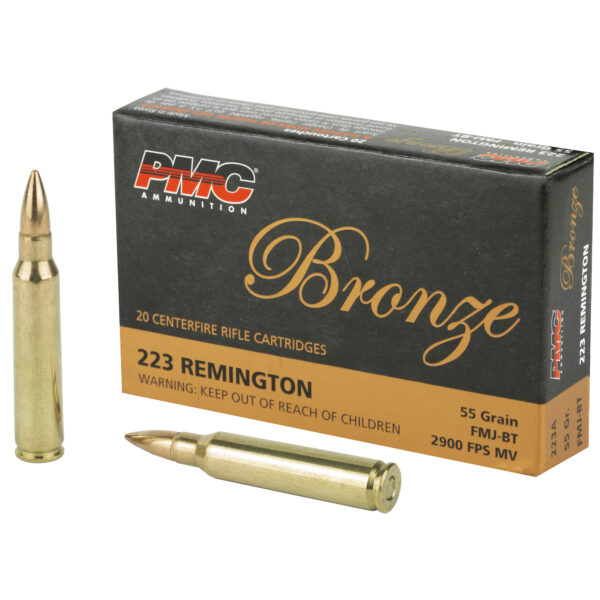 PMC Bronze .223 Remington 55 Grain FMJ - 20 Round Box