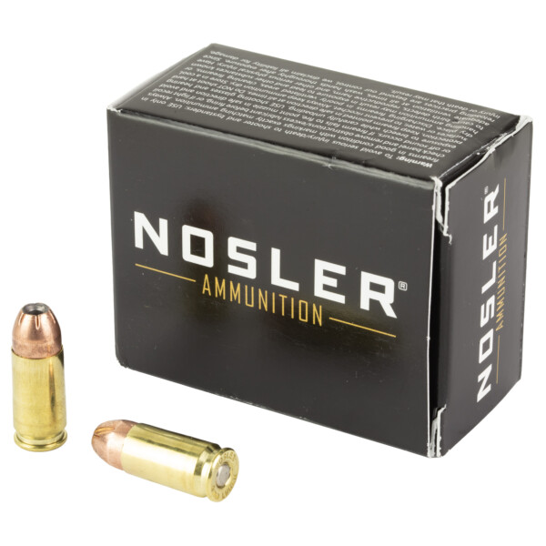 Nosler Match Grade 9mm Luger 115 Grain JHP - 20 Round Box - Image 4