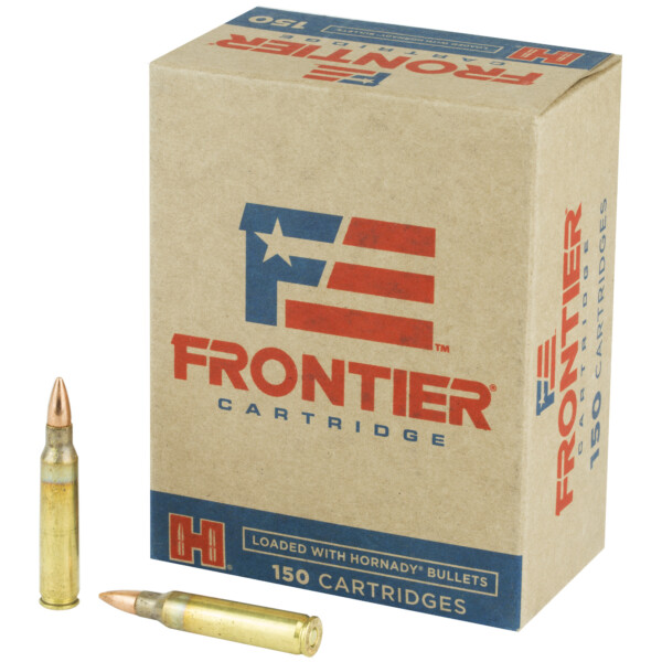 Hornady Frontier 5.56 NATO 55 Grain FMJ - 150 Round Box - Image 2