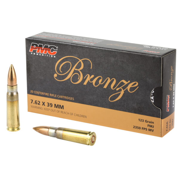 PMC Bronze 7.62x39mm 123 Grain FMJ - 20 Round Box