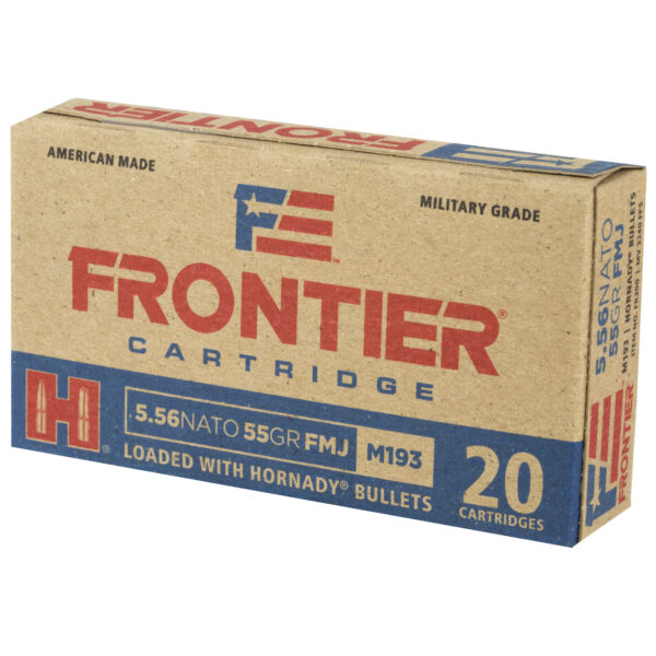 Hornady Frontier 5.56 NATO 55 Grain FMJ - 20 Round Box - Image 3