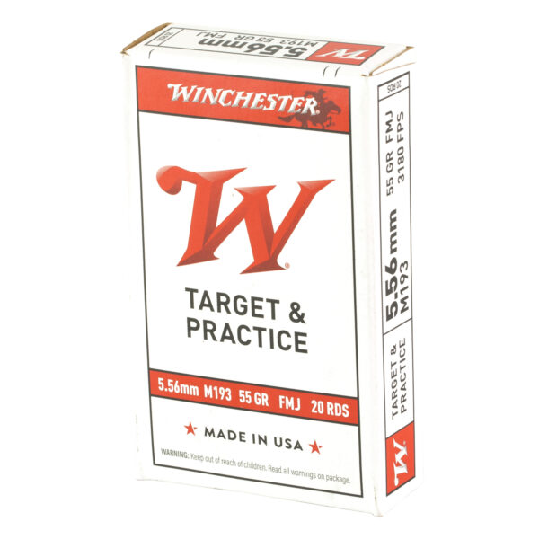Winchester M193 5.56 NATO 55 Grain FMJ - 20 Round Box - Image 4