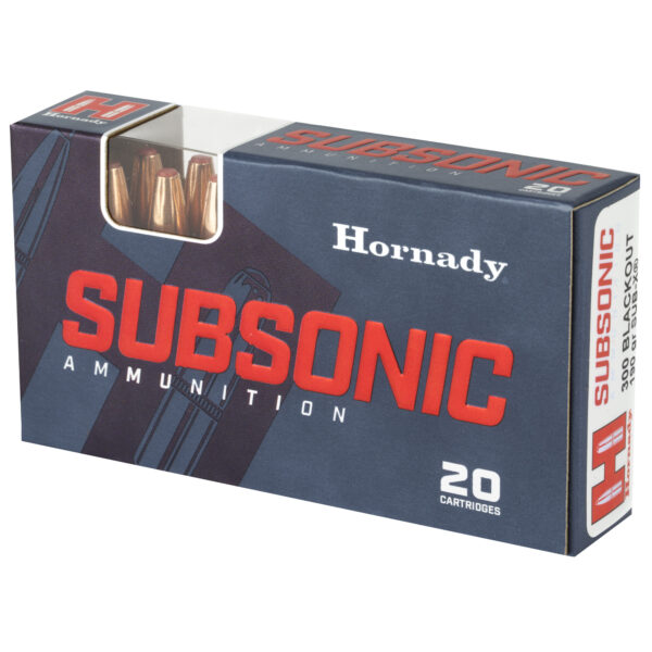 Hornady Subsonic .300 Blackout 190 Grain Sub-X - 20 Round Box - Image 4