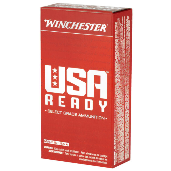 Winchester USA Ready 9mm Luger 115 Grain FMJ-FN - 50 Round Box