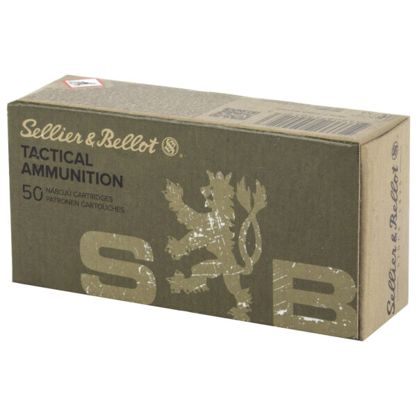 Sellier & Bellot 9mm Luger 140 Grain FMJ Subsonic - 50 Round Box - Image 3