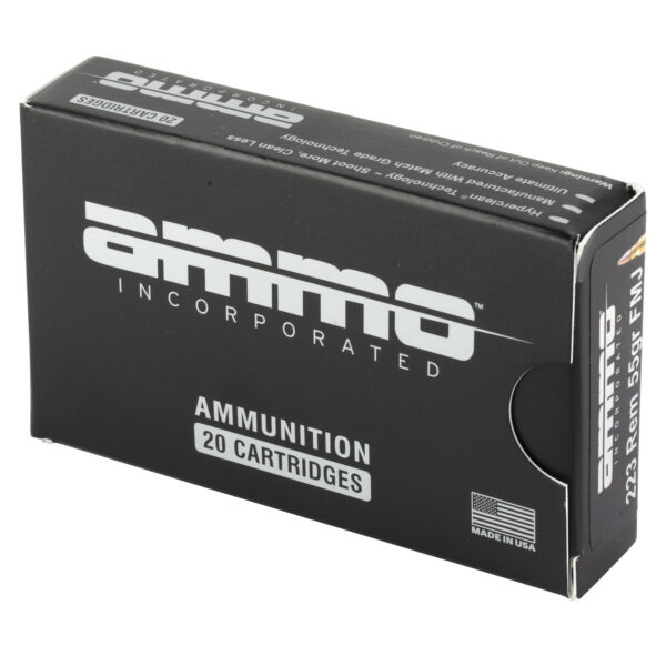 Ammo Inc. Signature M193 5.56 NATO 55 Grain FMJ - 20 Round Box - Image 3