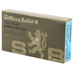 Sellier & Bellot .300 Blackout 200 Grain FMJ Subsonic - 20 Round Box