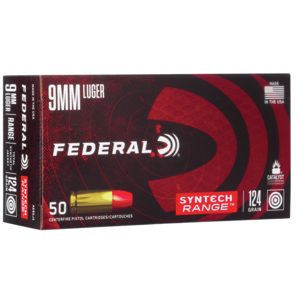 Federal Syntech Range 9mm Luger 124gr TSJ – 50 Rounds