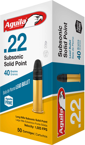 Aguila 22LR 40gr Ammo - 1000 Rounds per Box