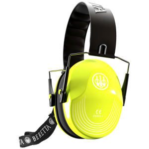 Yellow Fluorescent Beretta Safety Pro Earmuff for Shooting
