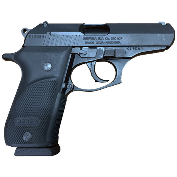 8 SHOT MATTE BLACKBERSA TPR 380 ACP 3.5" - Image 2