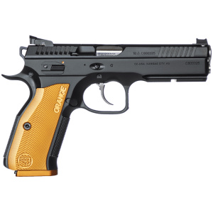 CZ Shadow 2 SA Pistol - Black| 9mm | 4.89" Barrel | 17rd | Orange Grip