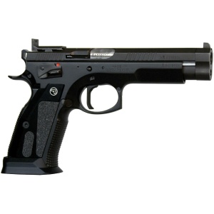 CZ 75 Czechmate Pistol - Black | 9mm | 5.23" Barrel | 20rd | Fixed Sights | Black Grips