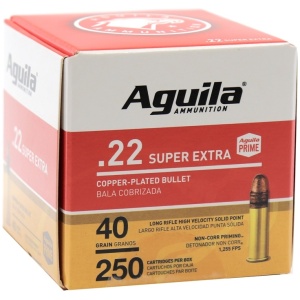 Aguila 22 LR 40 GR High Velocity Ammo - 2000/Box
