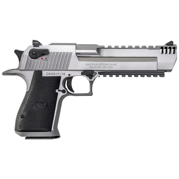 Magnum Research .429 Desert Eagle Mark XIX Handgun .429 DE 7rd Magazine Stainless Steel wth Black