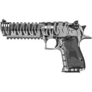 Magnum Research .44 Mag White Tiger Stripe 8rds 6" BBL