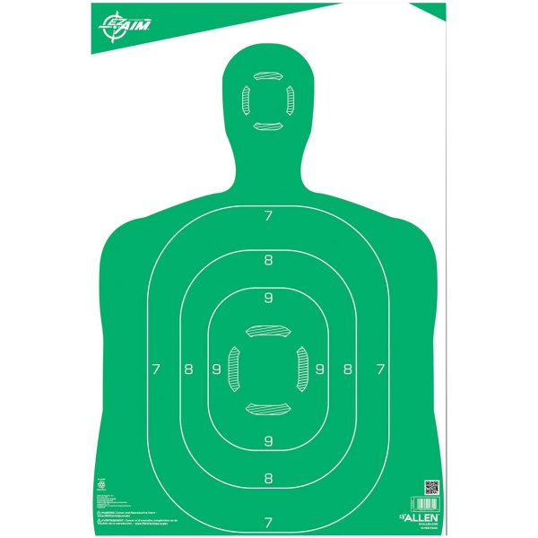 Allen EZ AIM Silhouette Targets 12x18 for Accurate Shooting