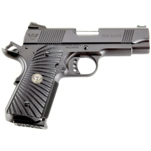 Wilson Combat CQB Compact Handgun 9mm Luger 8rd (1) & 10rd (1) Magazines 4" Barrel Black Armor-Tuff