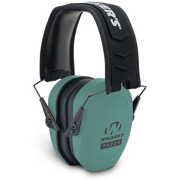Walker's Razor Slim Passive Ear Muffs GWP-RSMPAS-TL Teal Style