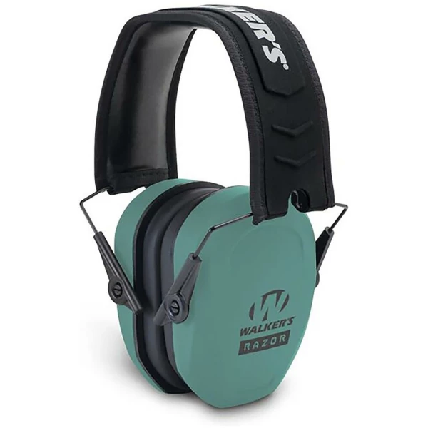 Walker's Razor Slim Passive Ear Muffs GWP-RSMPAS-TL Teal Style