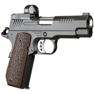 Ed Brown KC9 G4 VTX Handgun 9mm Luger 9rd Magazines (2) 4" Barrel Black with Brown Grip and Thumb Safety and Vortex Venom Red Dot