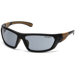 Pyramex Carbondale Heavy Duty Shooting Glasses in Black Tan