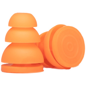 Large OrangePro Ears Audiomorphic Plugs for Ultimate Hearing Safety