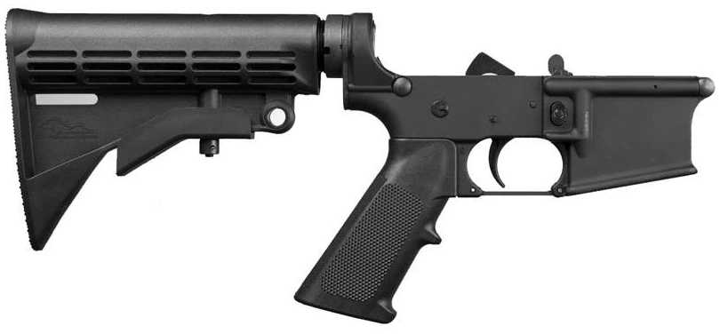Assembled AM-15 Lower Receiver with Complete Parts Kit